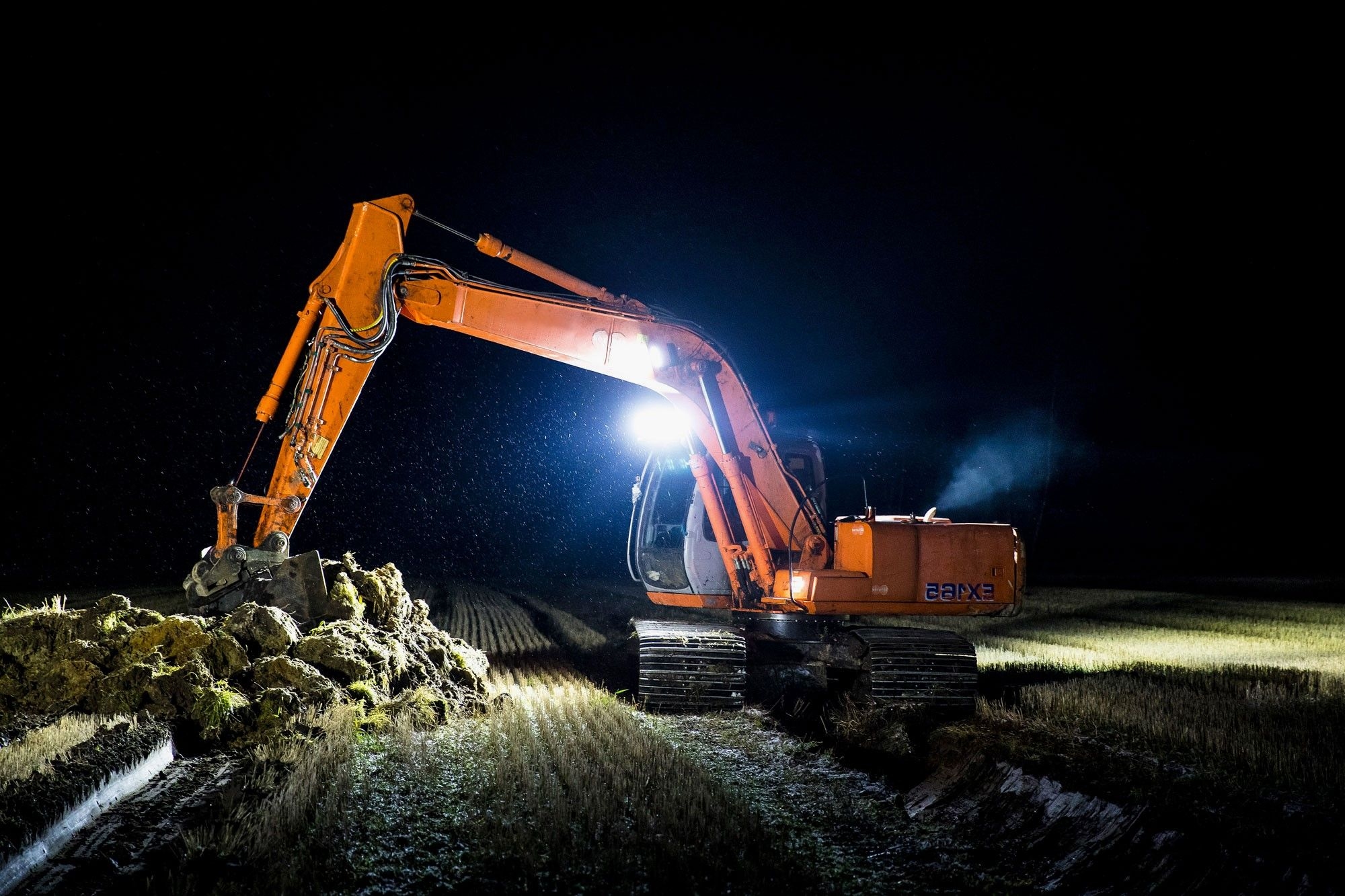 Construction lighting example